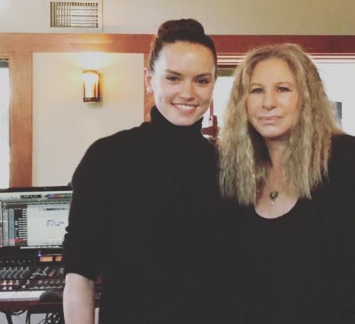 Daisy Ridley working with Barbra Streisand?