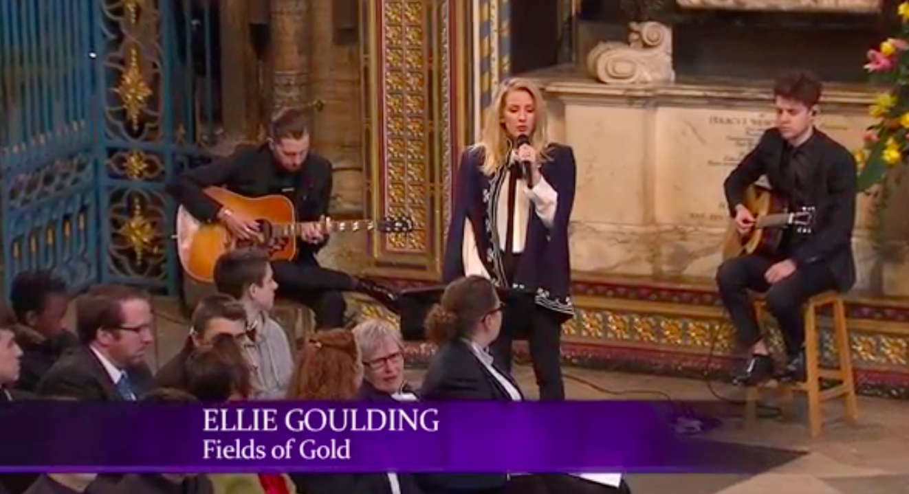 Ellie Goulding Performs for the Queen of England