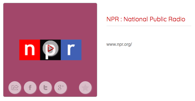 NPR Radio Shows